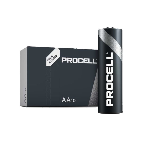 Duracell Procell LR6/AA x 10 alkaline batteries