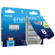 Panasonic Eneloop R6/AA 2000 mAh Ni-MH x 8 rechargeable batteries (blister)